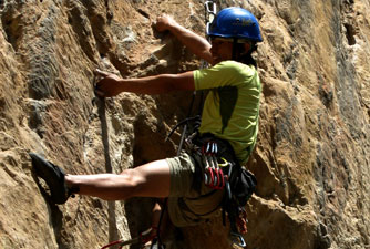 Rock climbing in Kathmandu