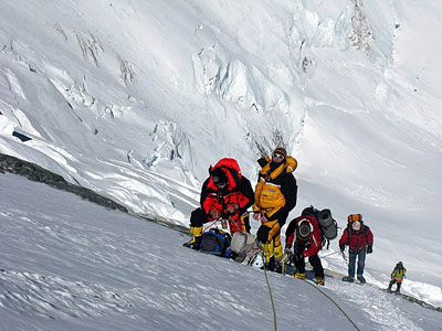 Everest Expedition from North side Everest Expedition from North side